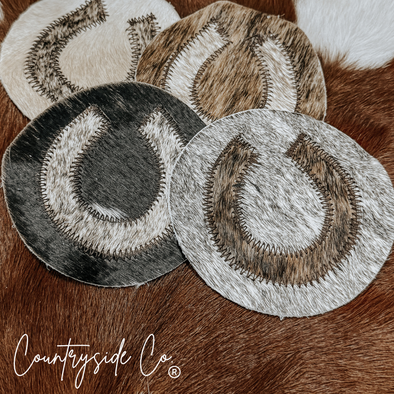 Cowhide Coasters