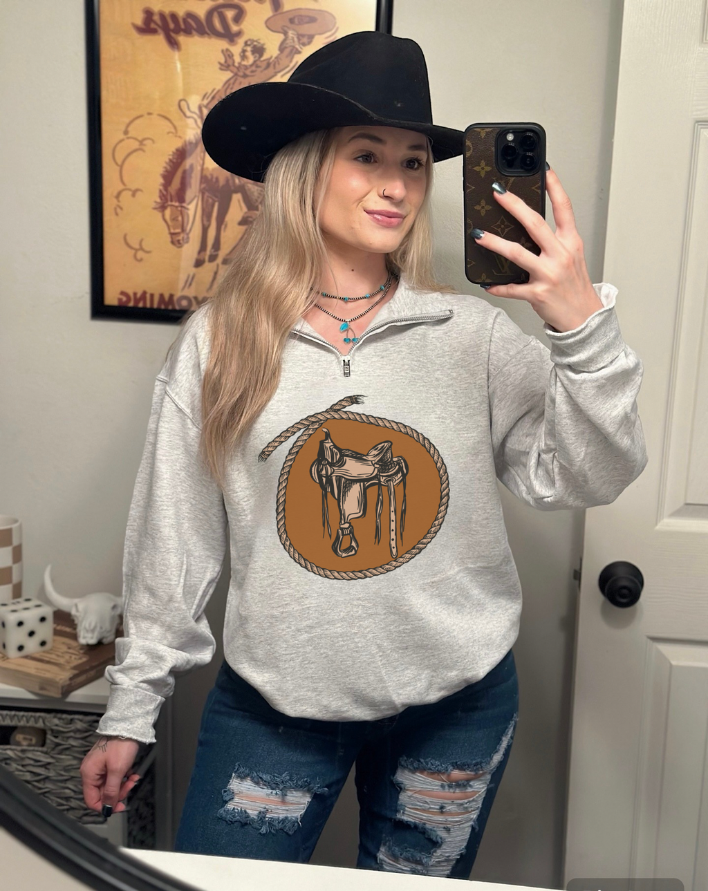 The Saddle Up Quarter Zip