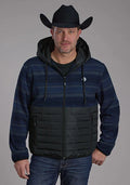 Roper 2320 Combo (Navy) - Men's Fleece/Nylon Jacket
