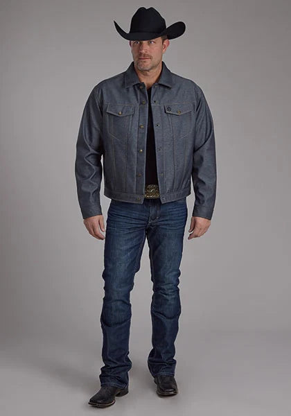 Roper 2252 Denim Look (Blue) - Men's Softshell Jacket