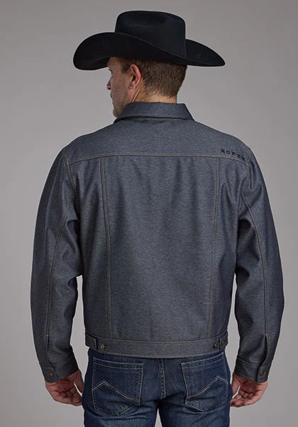 Roper 2252 Denim Look (Blue) - Men's Softshell Jacket