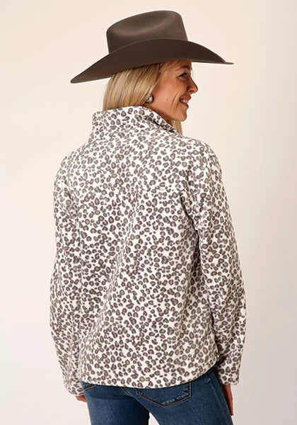 Roper 1816 Polar (Leopard) - Women's Fleece Pullover
