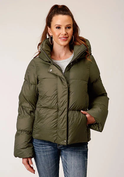 Roper 1744 Puffer (Green) - Women's Nylon Jacket