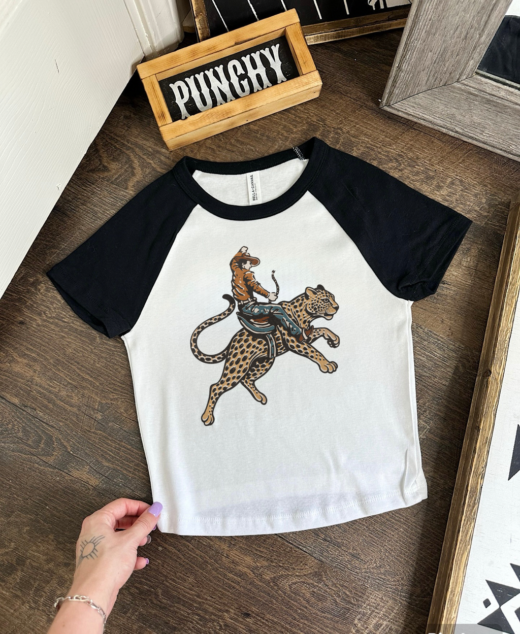 Cowboy Jaguar Baby Tee