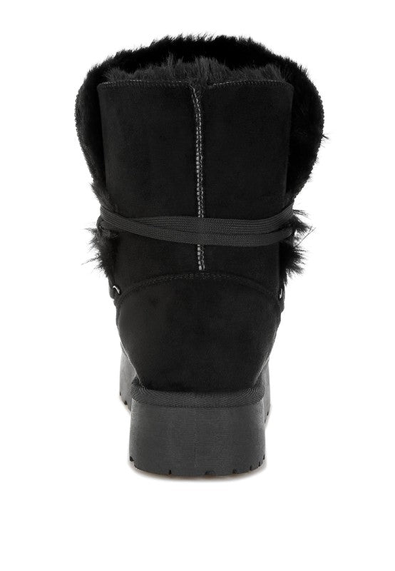 Noaya Chunky Faux Fur Snow Boots