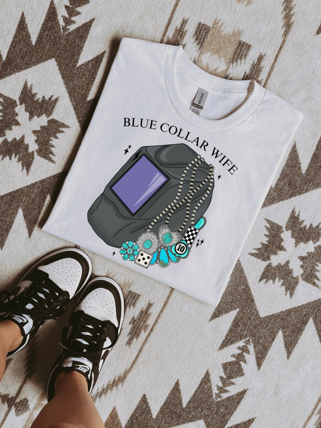 Blue Collar Wife (Welder) TEE or CREWNECK