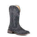 Roper Riley Scroll Stockman (Black) - Women's Cowgirl Boot