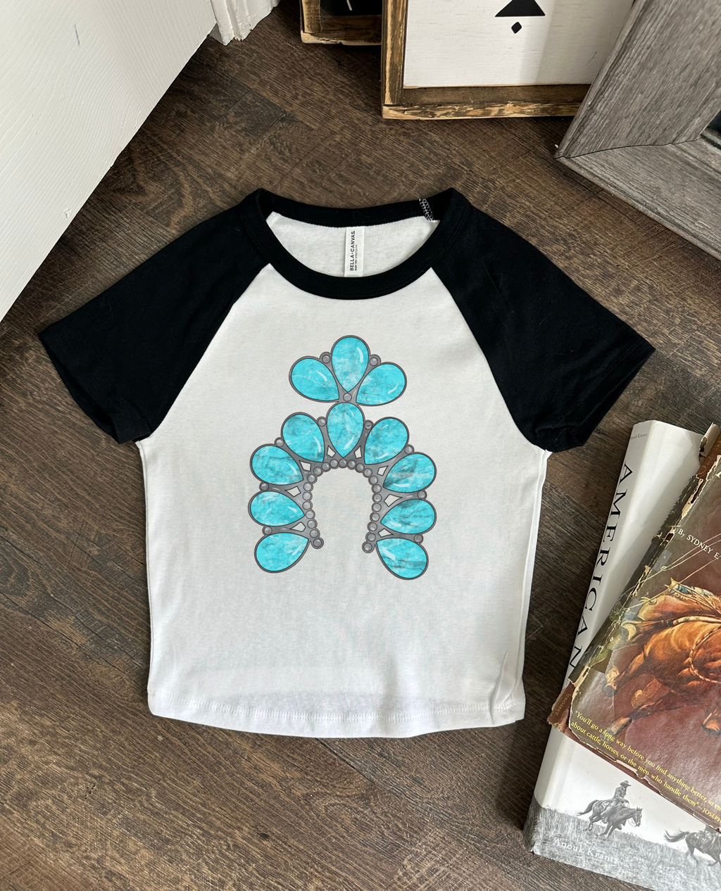 Turquoise Squash Baby Tee