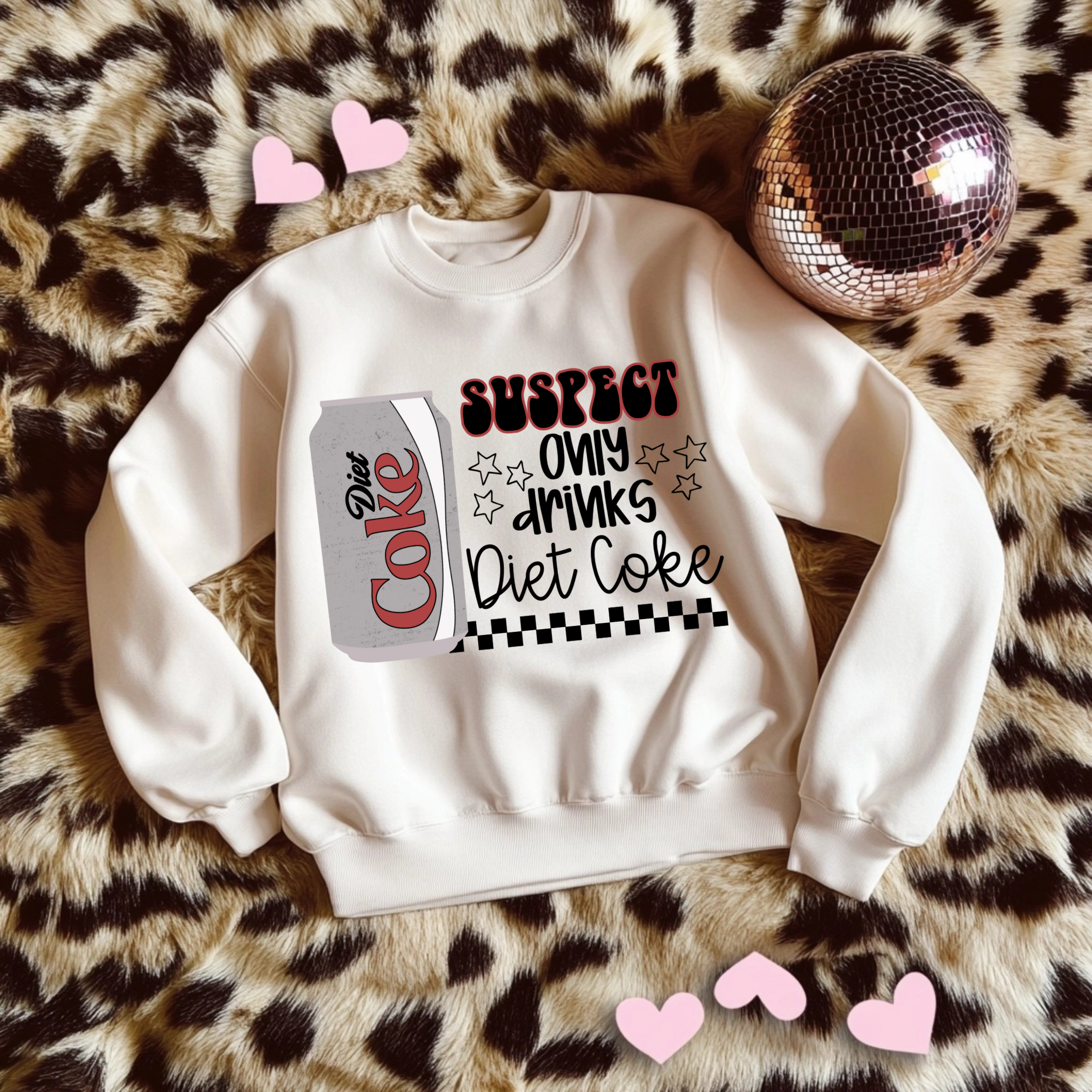 Suspect Diet Soda TEE or CREWNECK