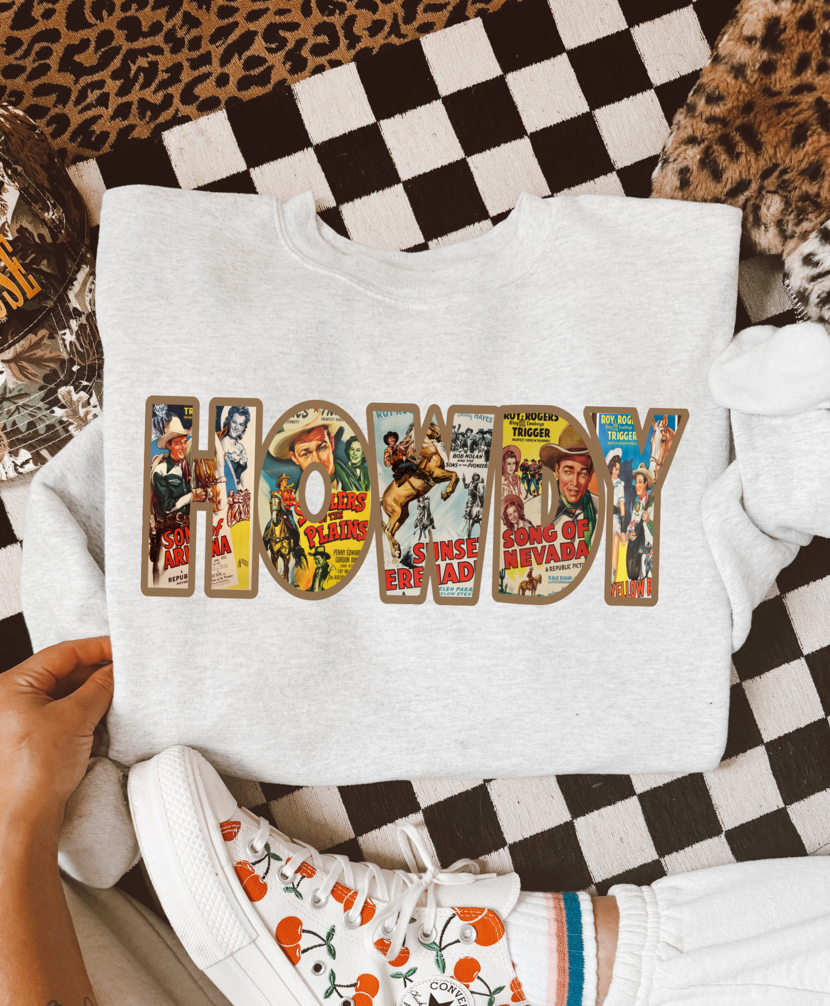 Cowboy Comic TEE or CREWNECK