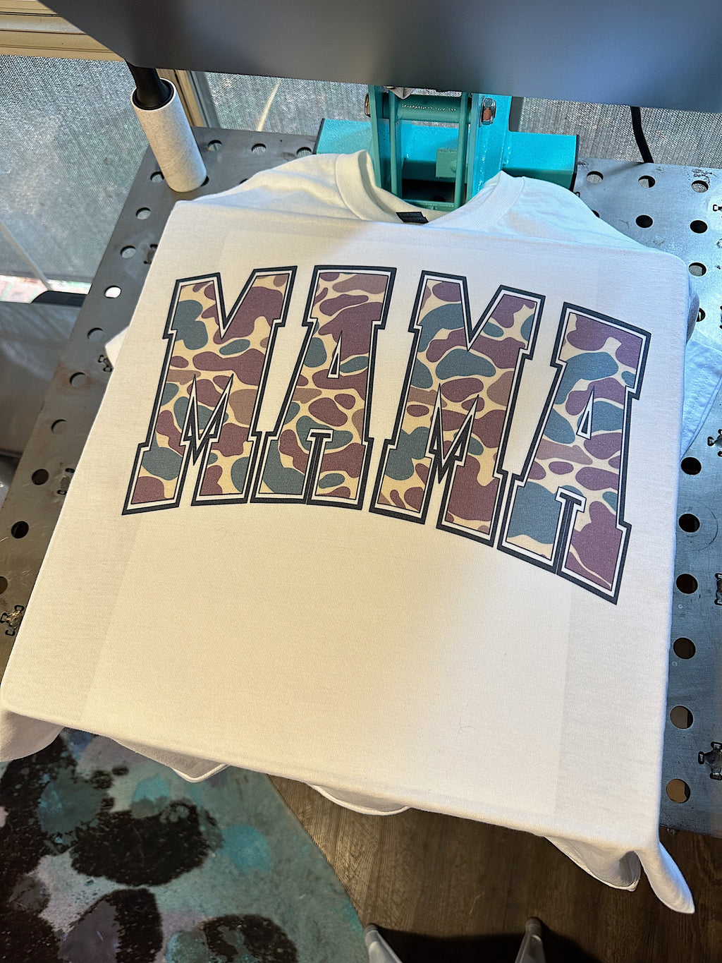 Duck Camo Mama TEE or CREWNECK