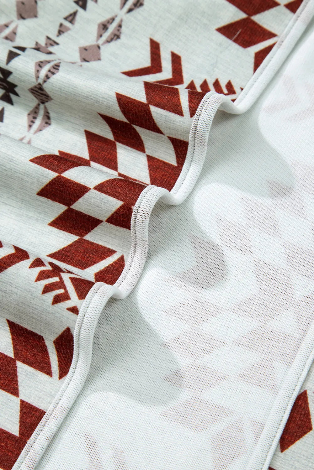 Haley Tribal Print Long Sleeve Duster