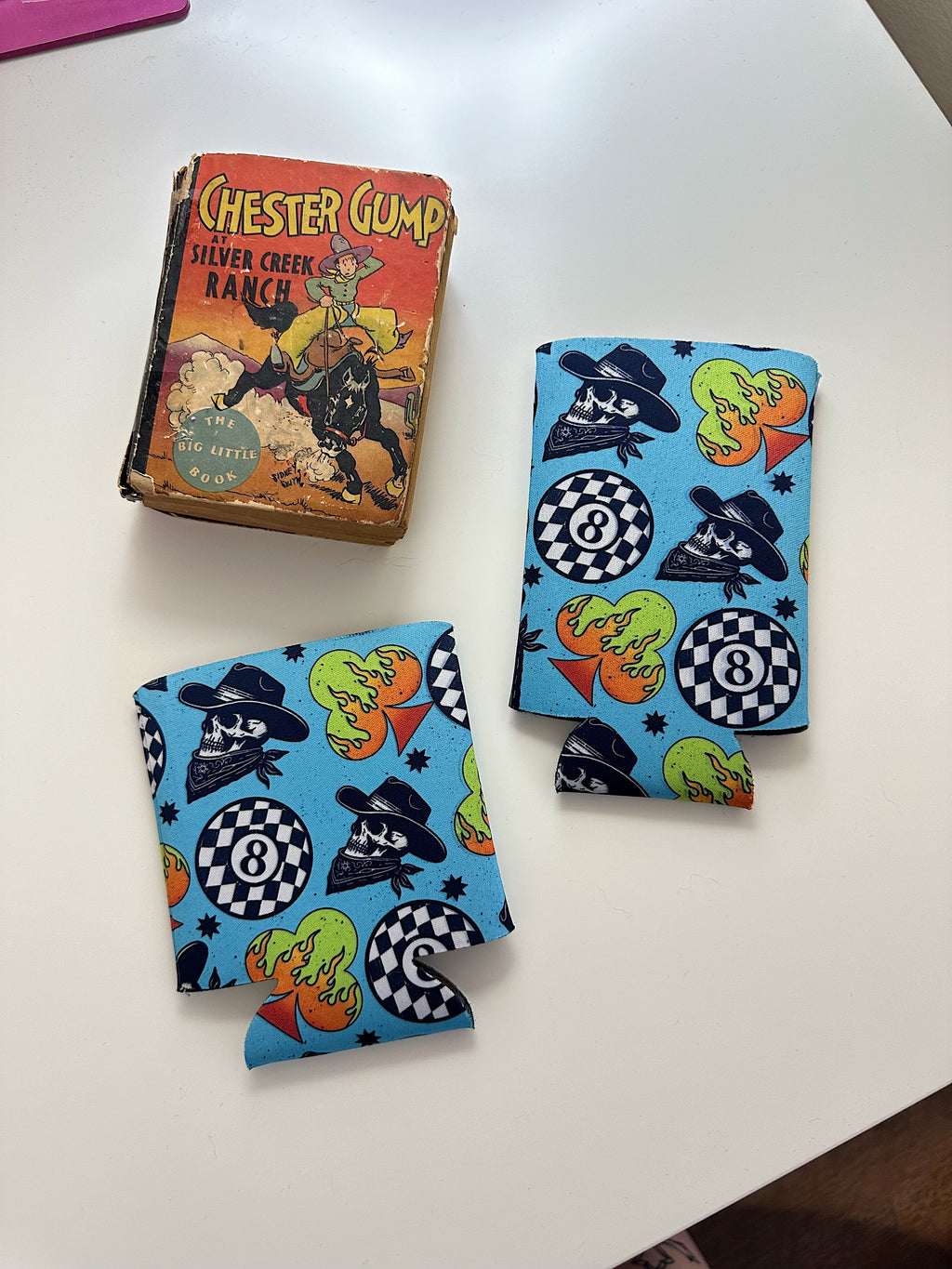 Cowboy Skelly Koozie