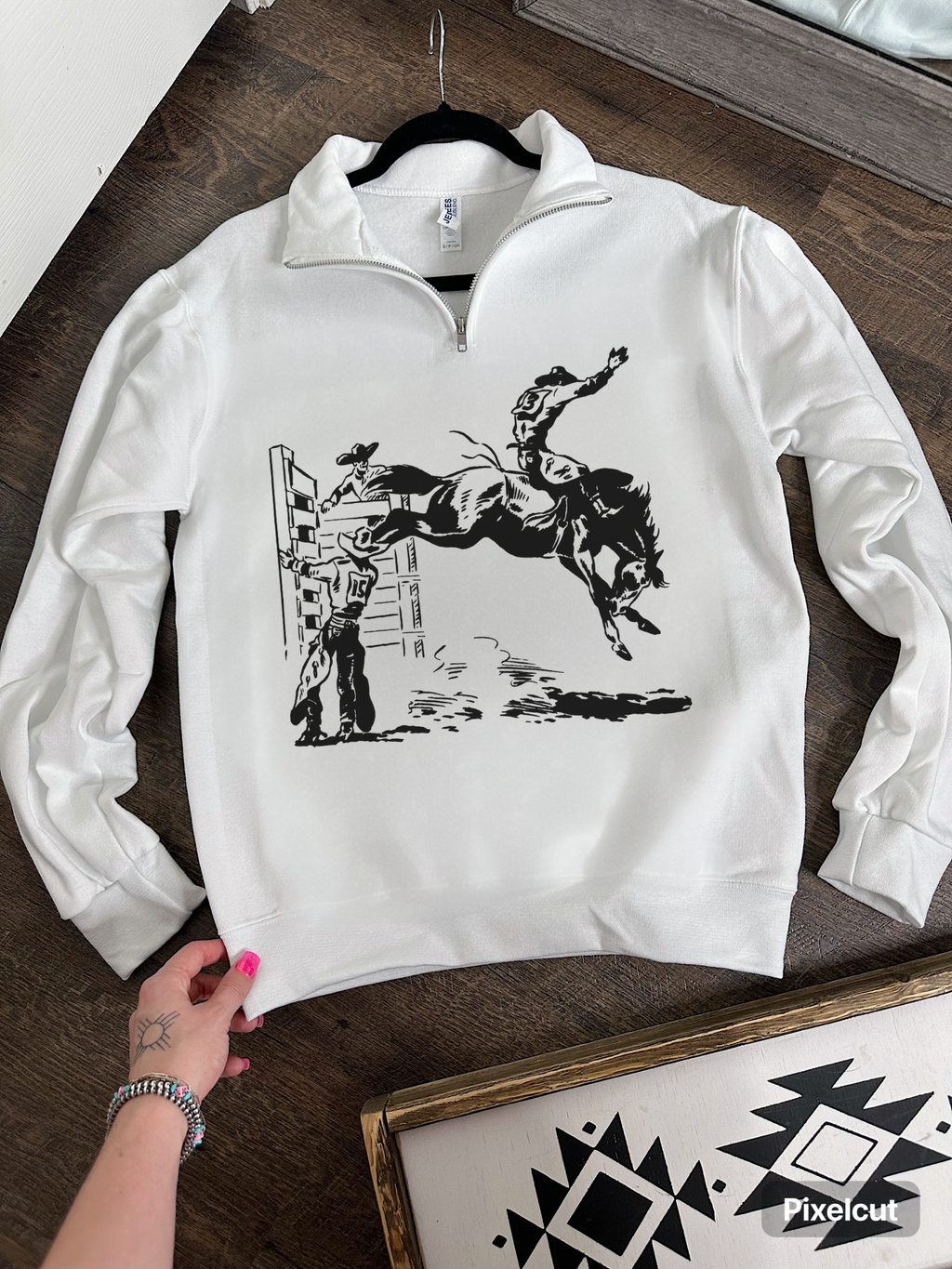 Bucking Horse Cowboys Quarter Zip