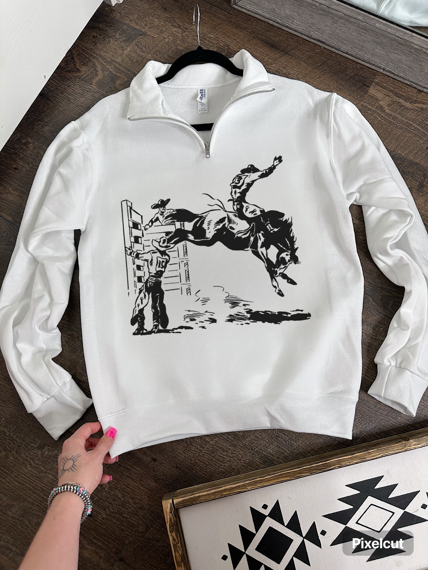 Bucking Horse Cowboys Quarter Zip
