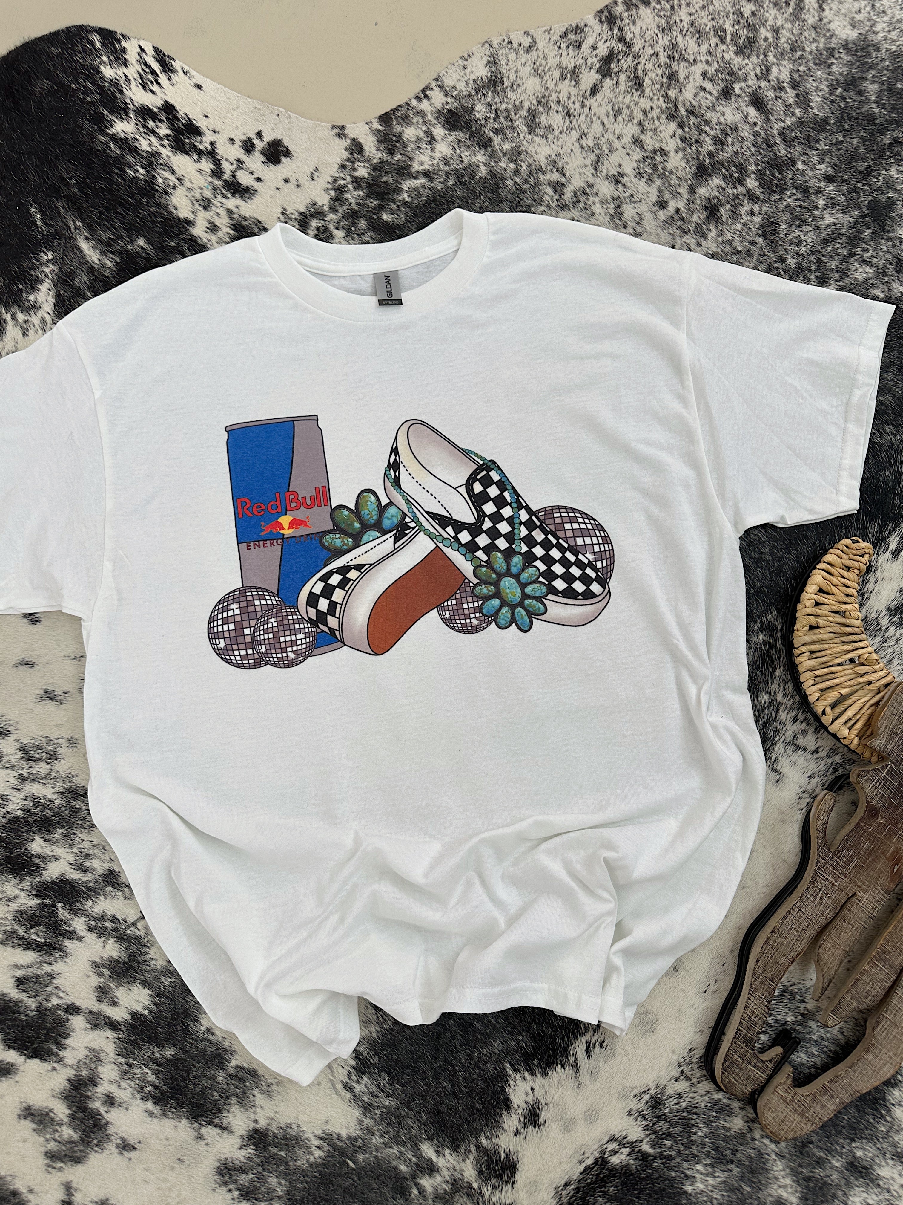 Western Energy Drink TEE or CREWNECK