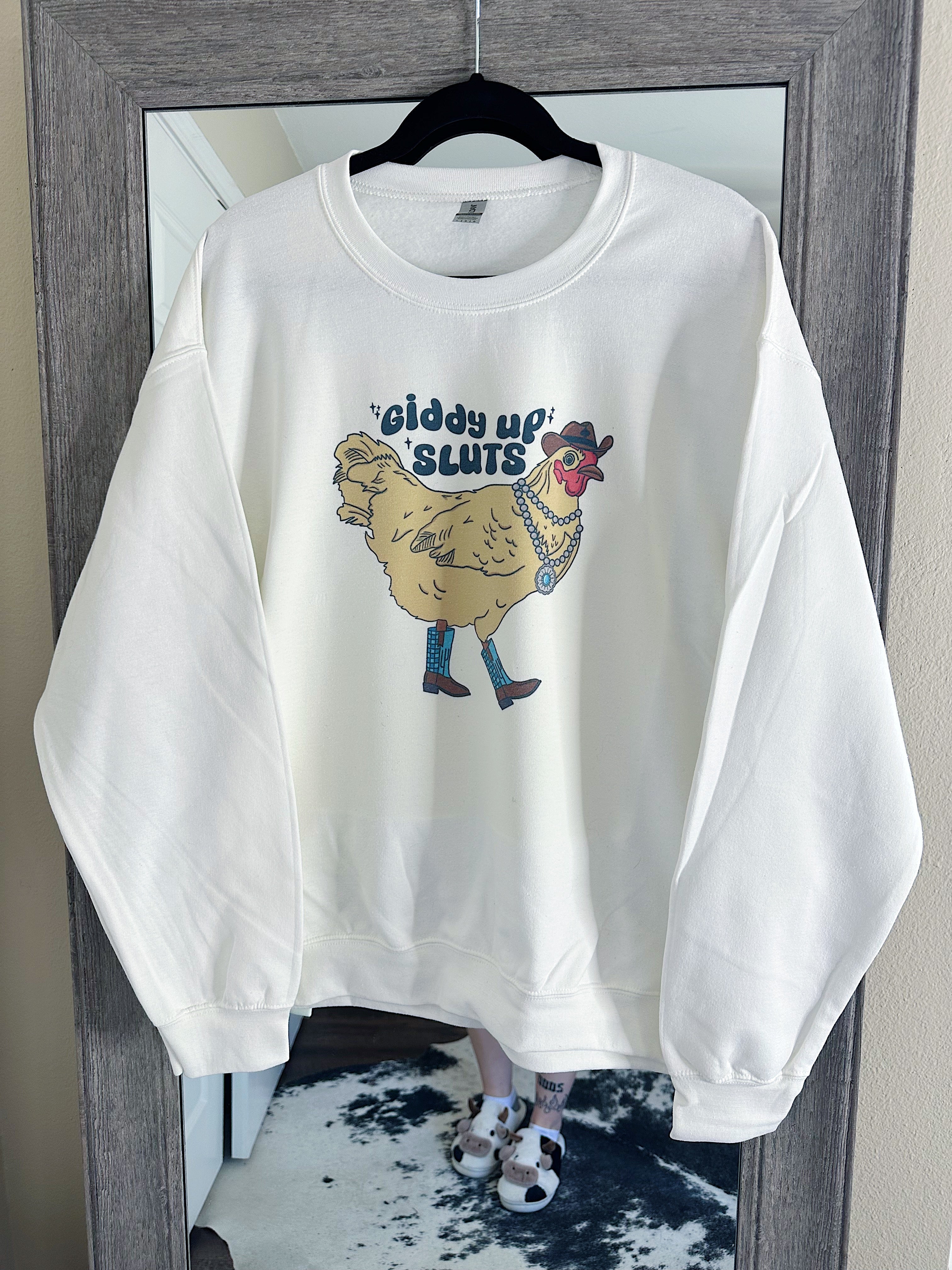 Giddy Up TEE or CREWNECK