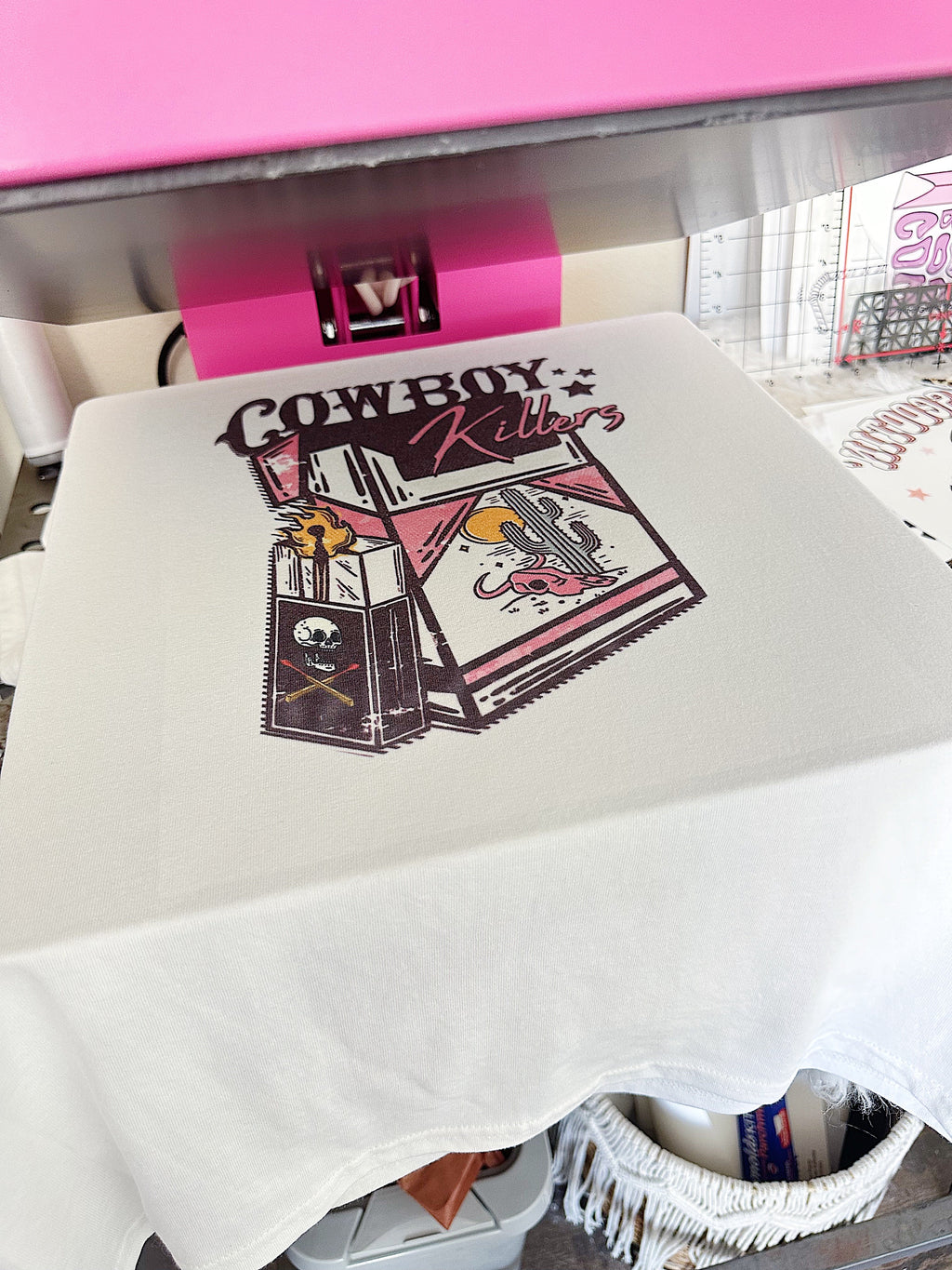 Pink Cowboy Killers TEE or CREWNECK