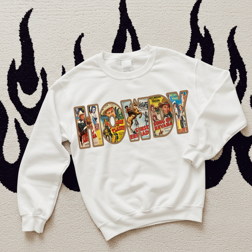 Cowboy Comic TEE or CREWNECK