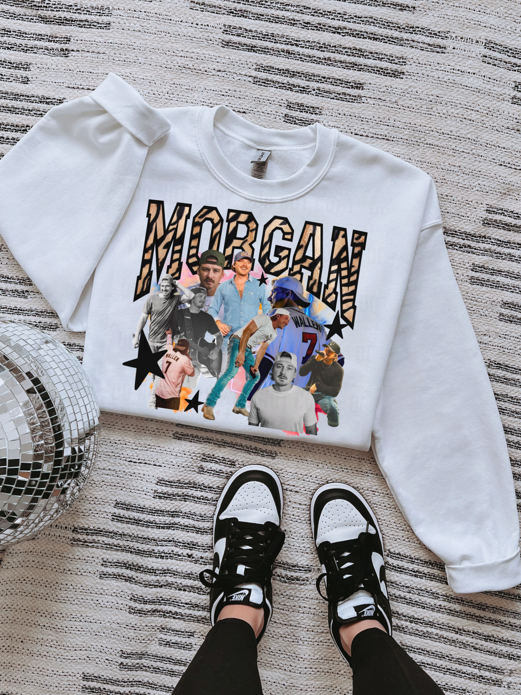 Morgan Collage TEE or CREWNECK