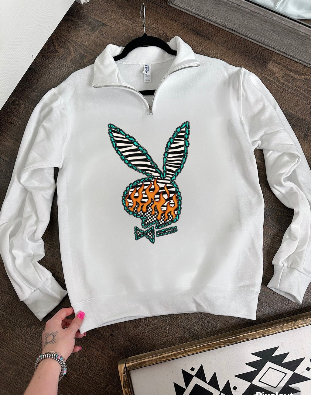 Western Bunny Quarter Zip