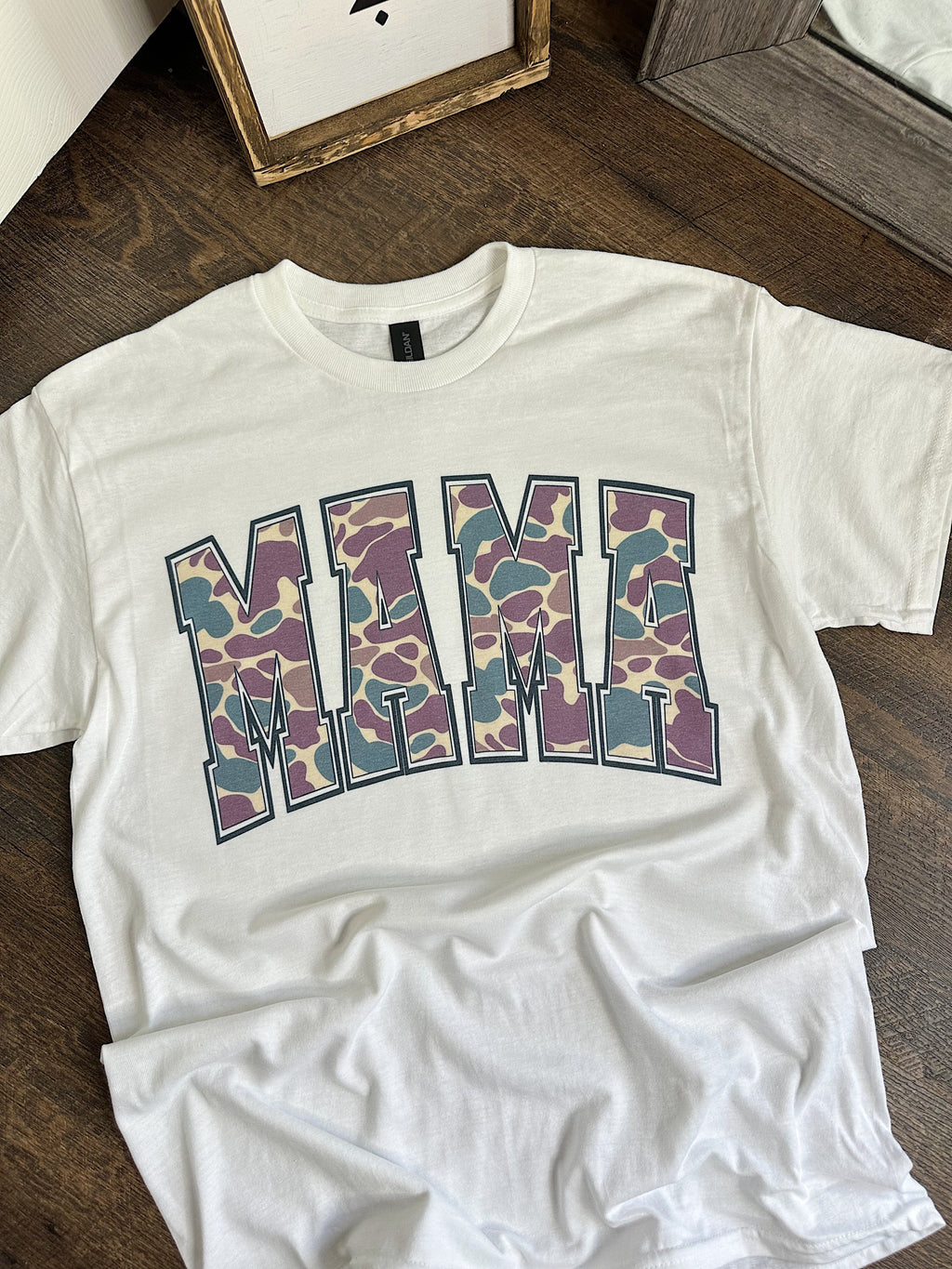 Duck Camo Mama TEE or CREWNECK