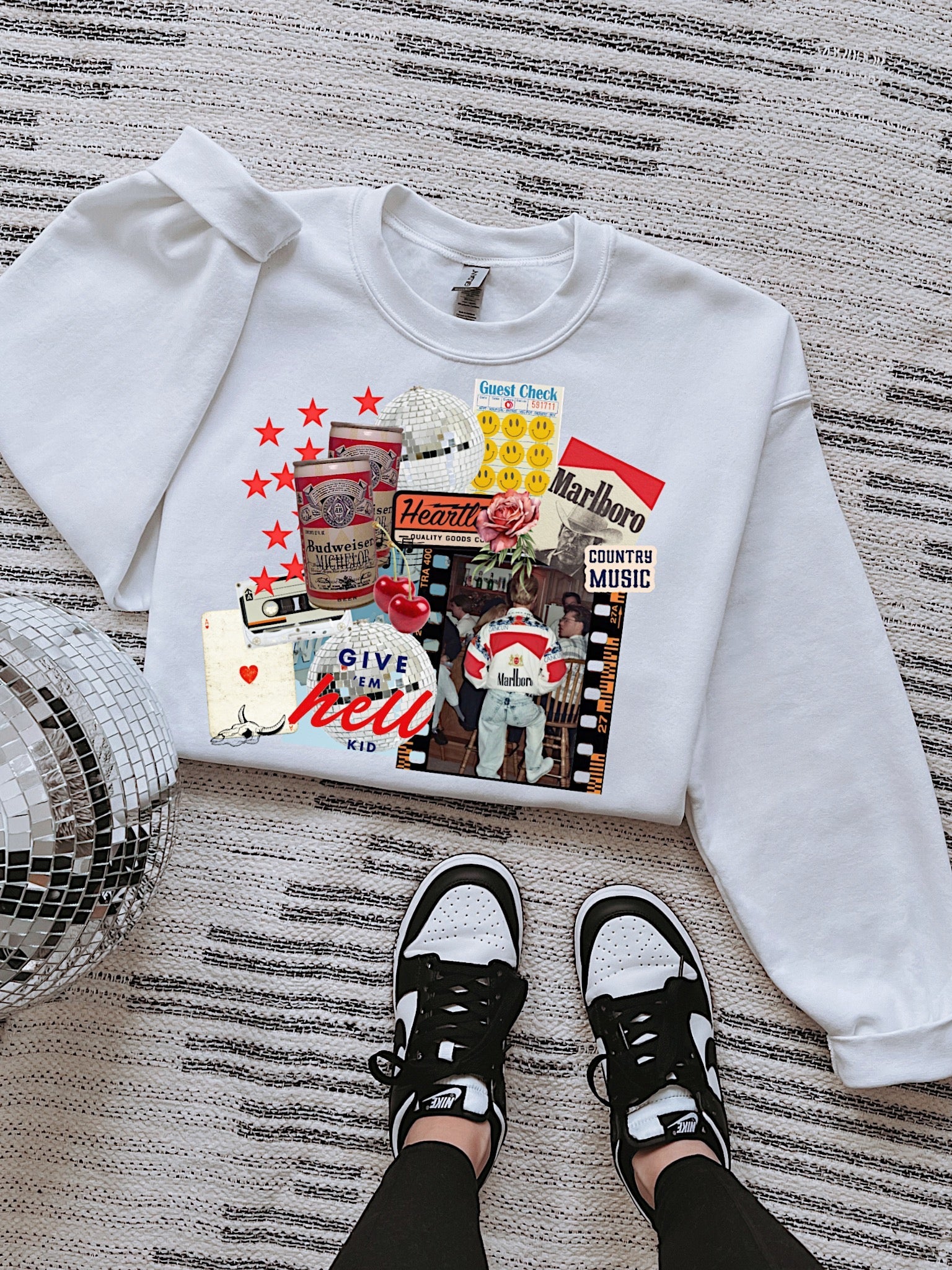 Give ‘Em Hell Collage TEE or CREWNECK