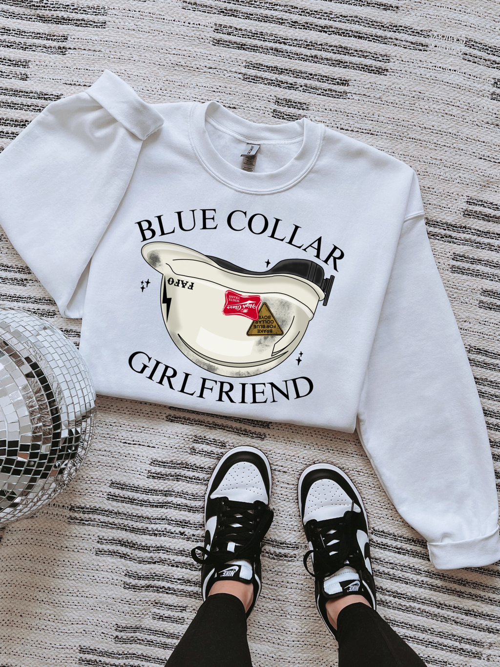 Blue Collar GF (2) TEE or CREWNECK