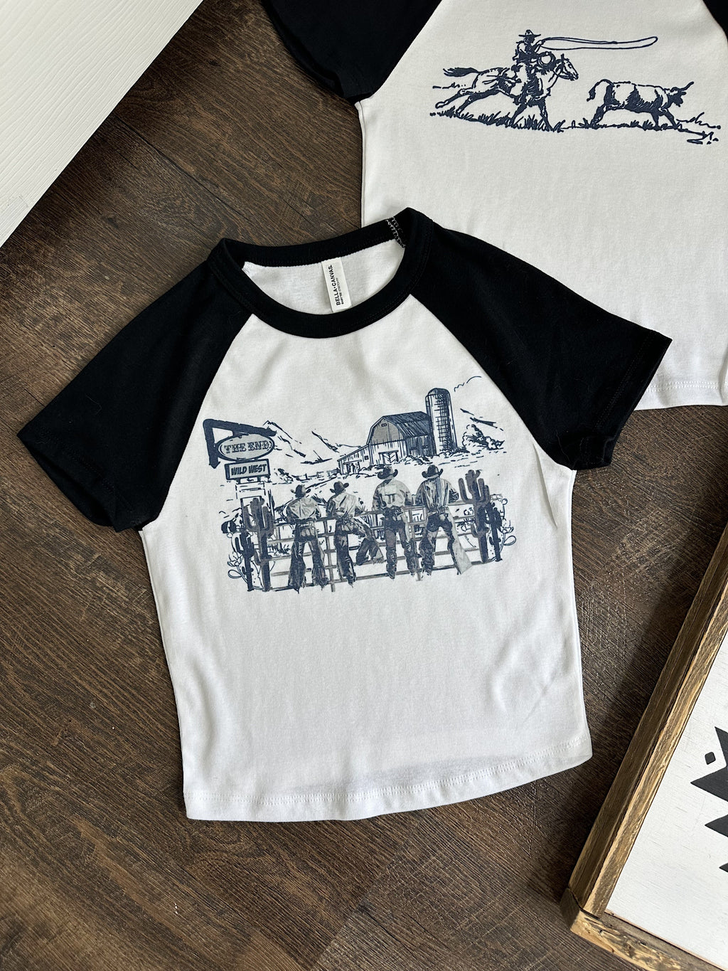 Cowboy Scene Baby Tee