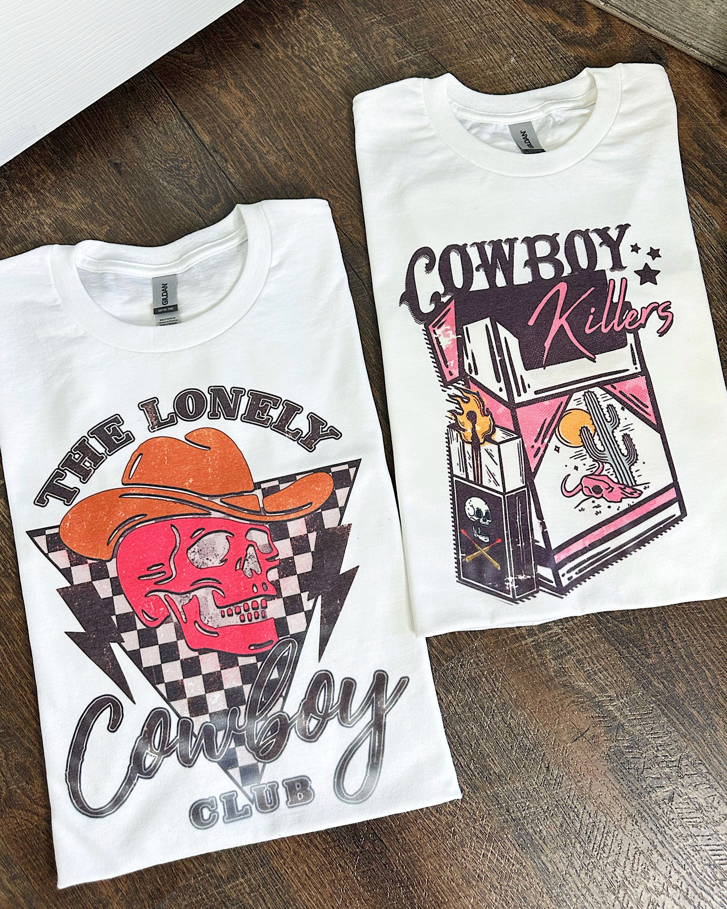 Lonely Cowboy Club TEE or CREWNECK