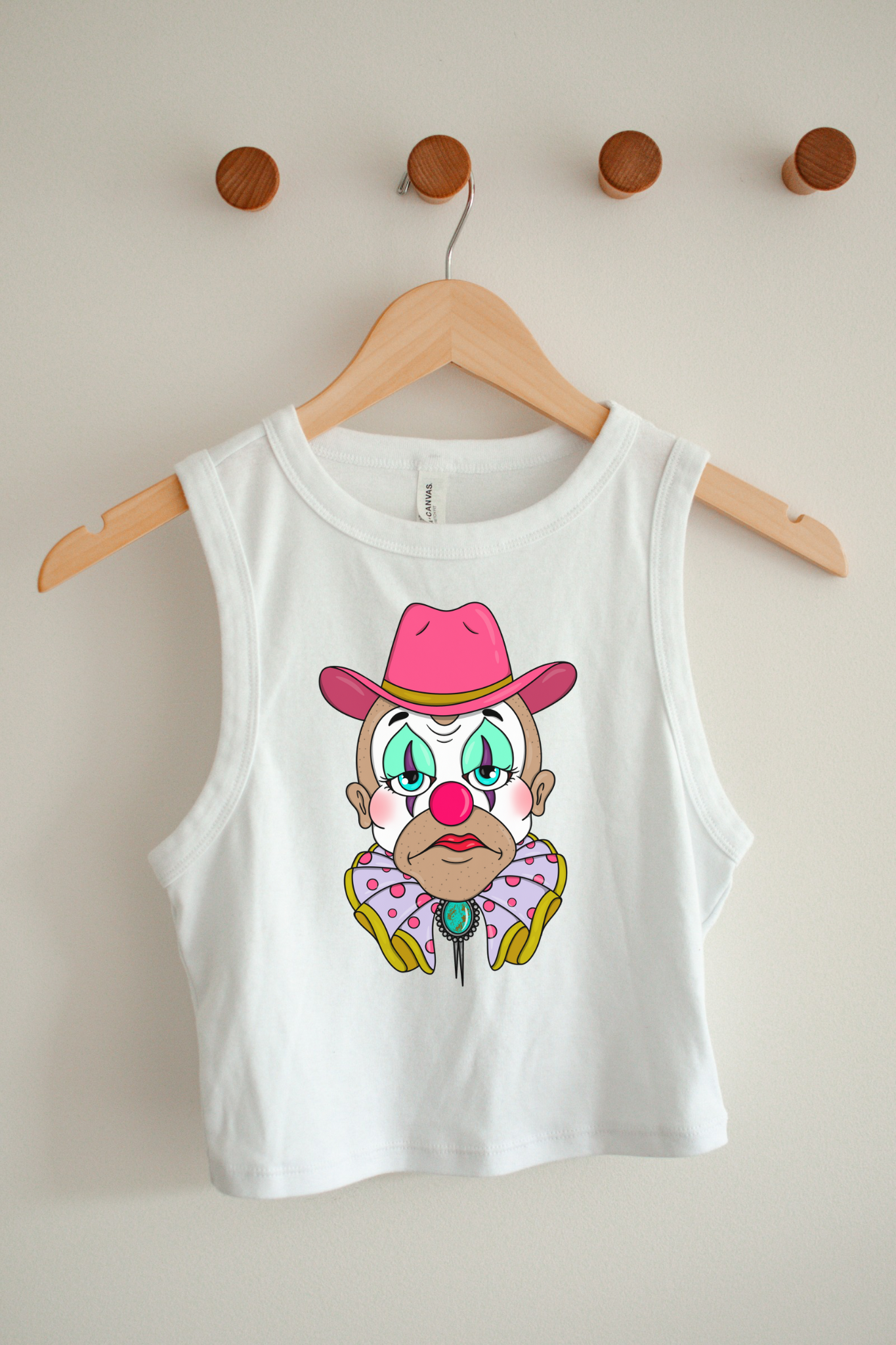 Rodeo Clown Cropped Tank