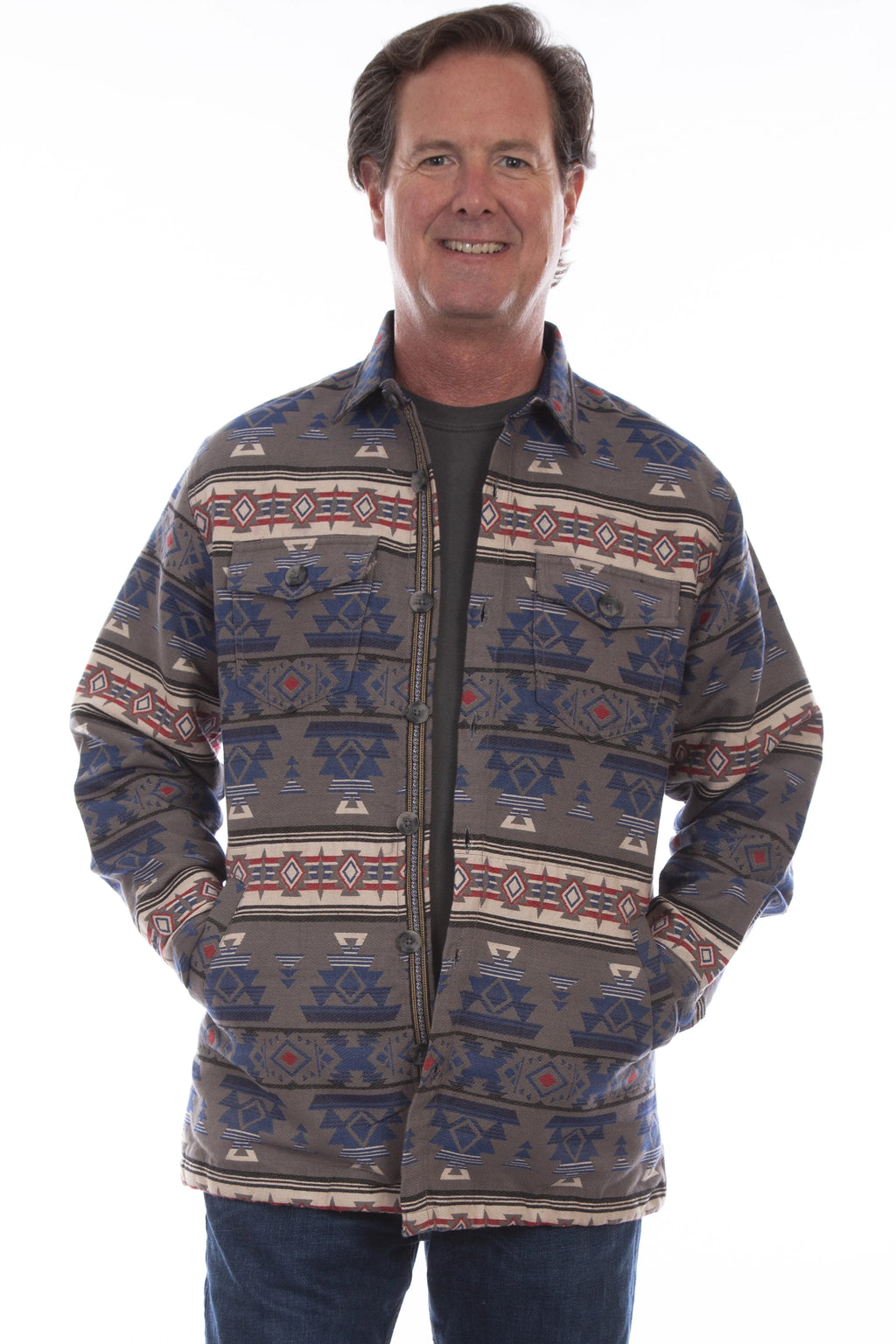 Scully Canyon Ridge - Men's Western Flannel Shirt Jacket