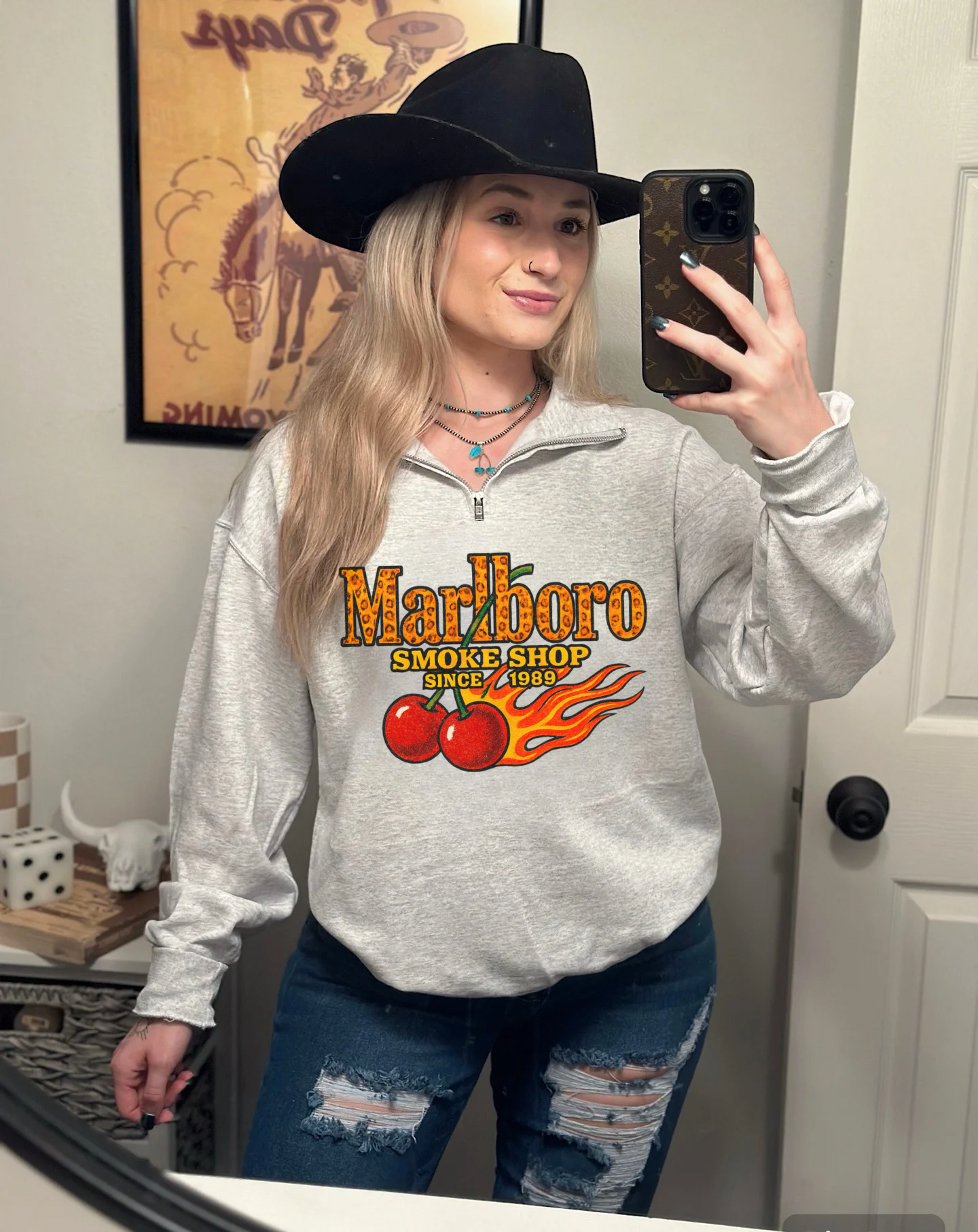 Western Smoke Shop Quarter Zip