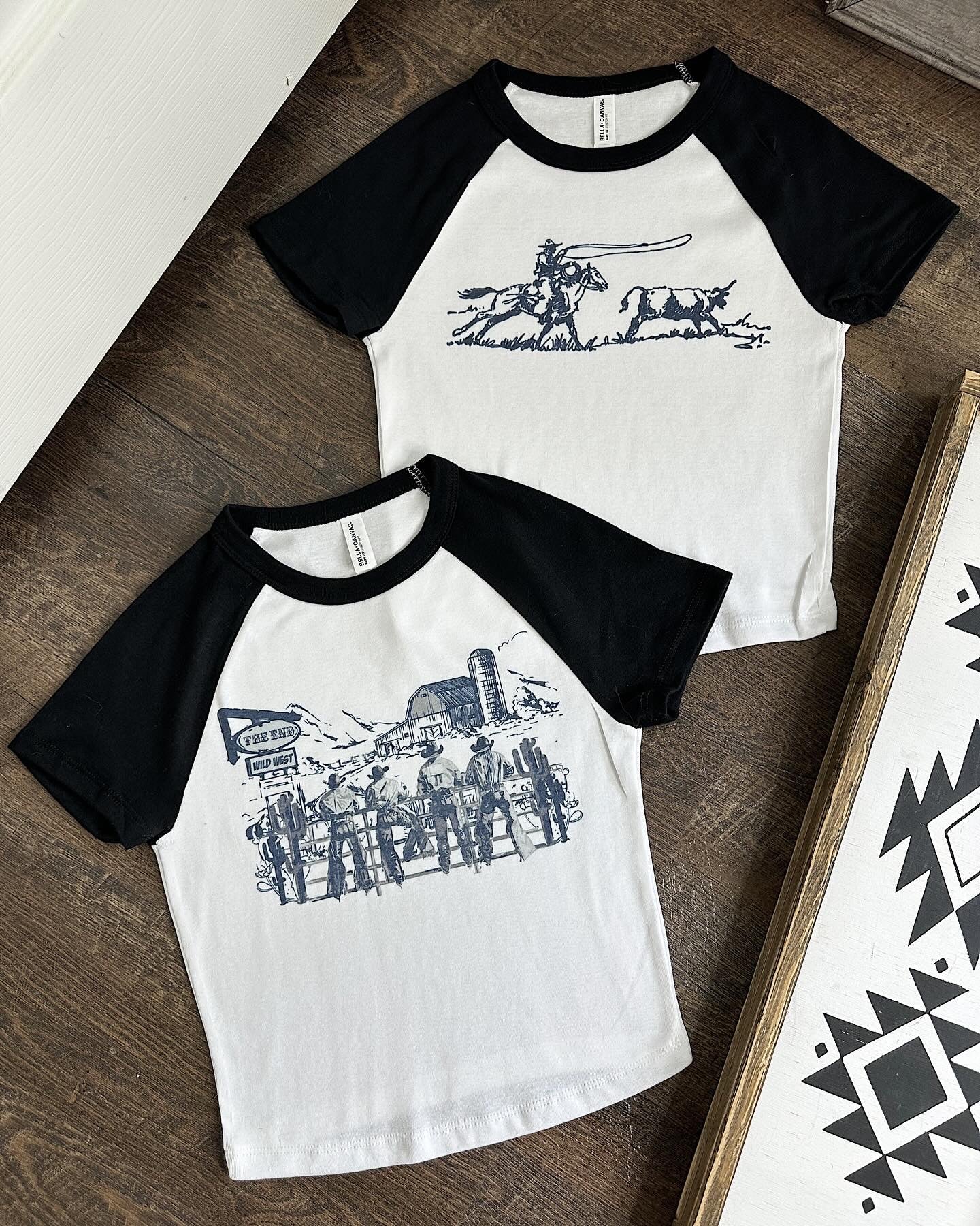 Cowboy Scene Baby Tee