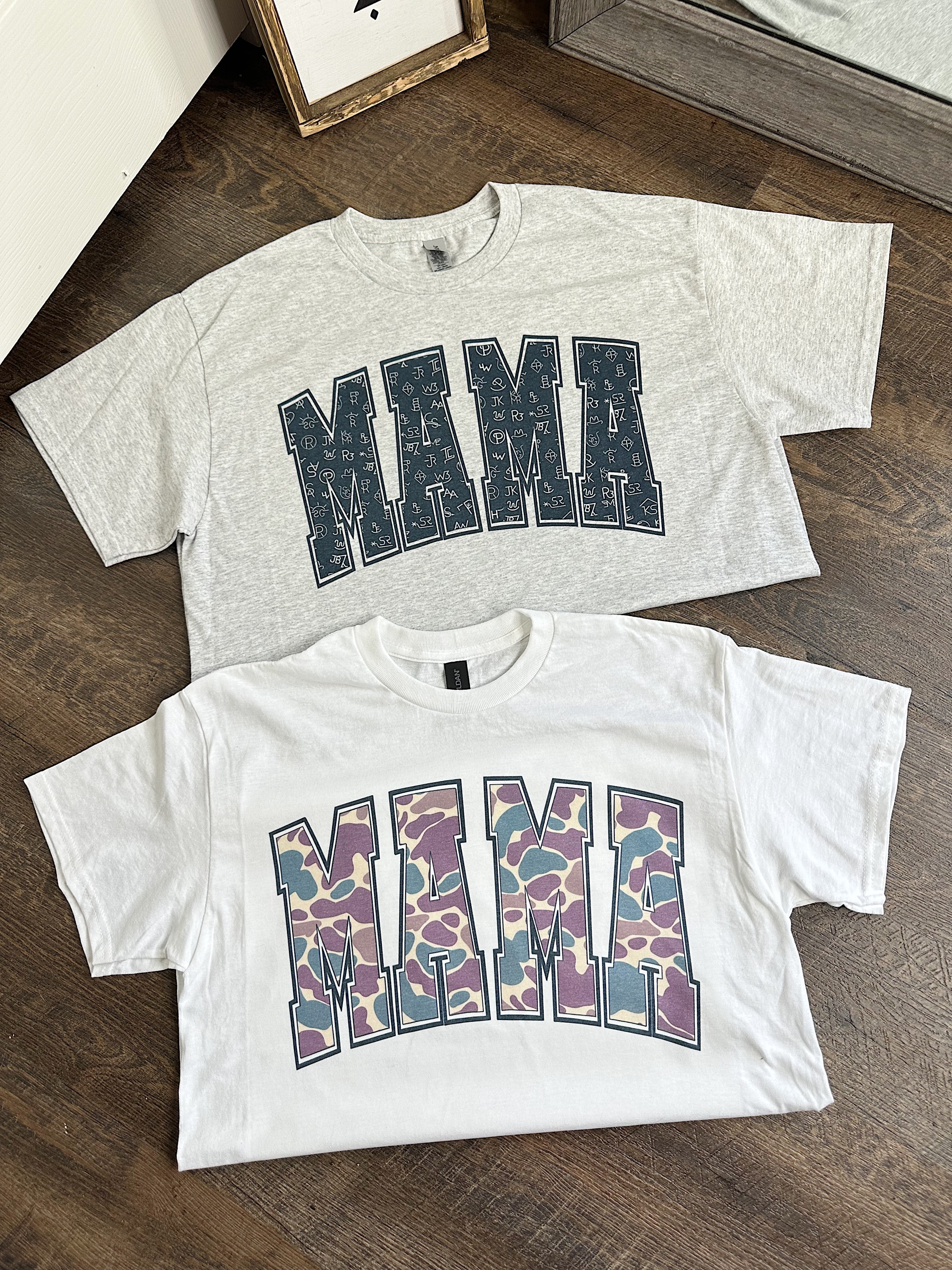 Duck Camo Mama TEE or CREWNECK