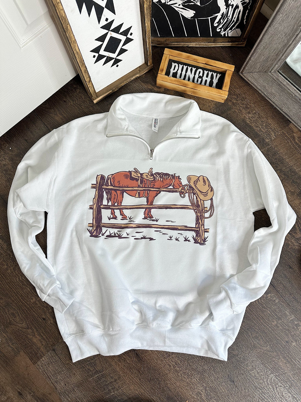 Horsin’ Around Quarter Zip