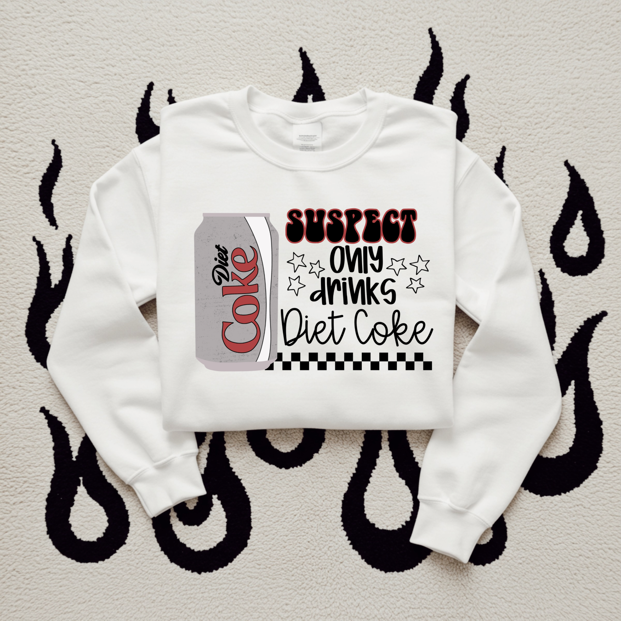 Suspect Diet Soda TEE or CREWNECK