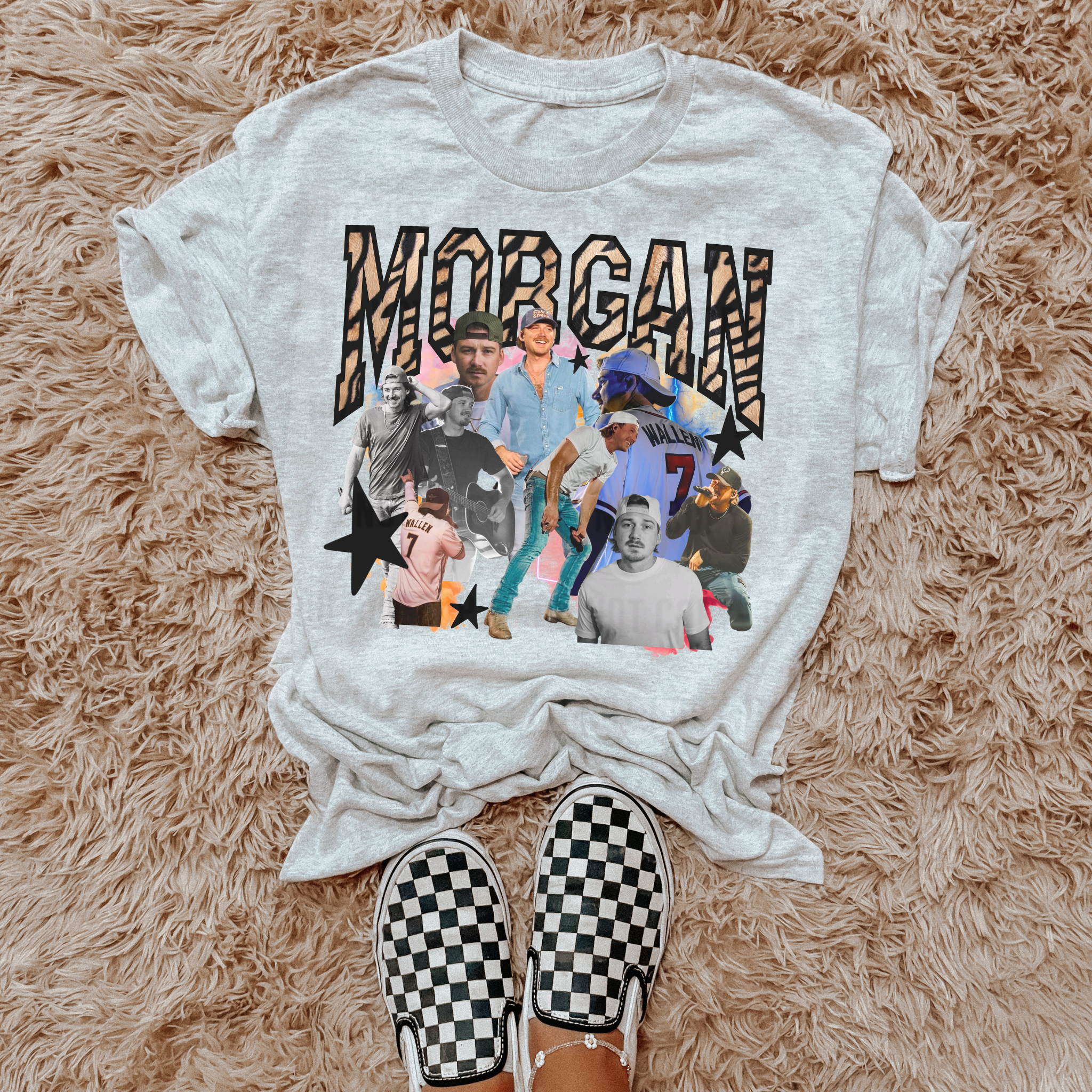 Morgan Collage TEE or CREWNECK