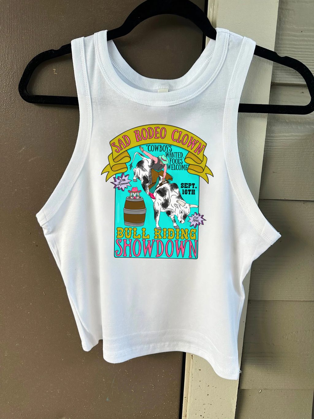Rodeo Poster Cropped Tank