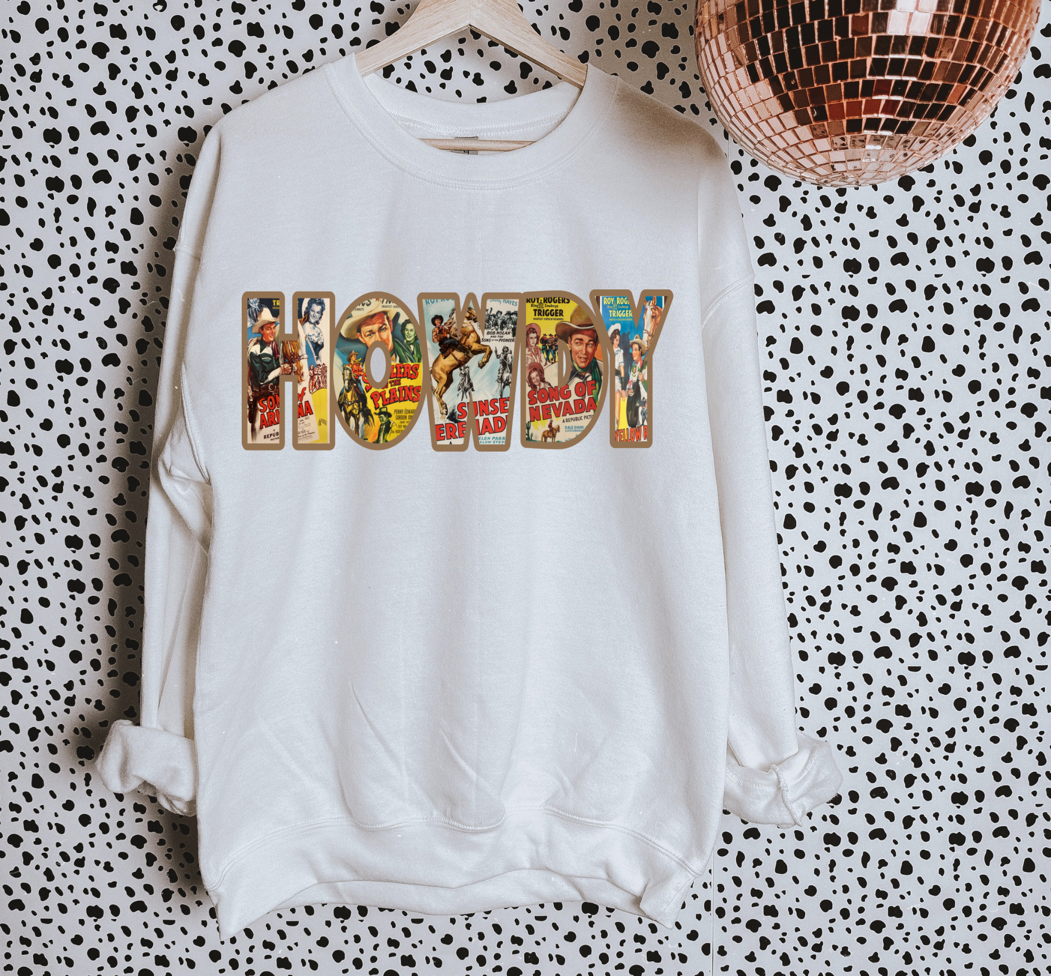 Cowboy Comic TEE or CREWNECK