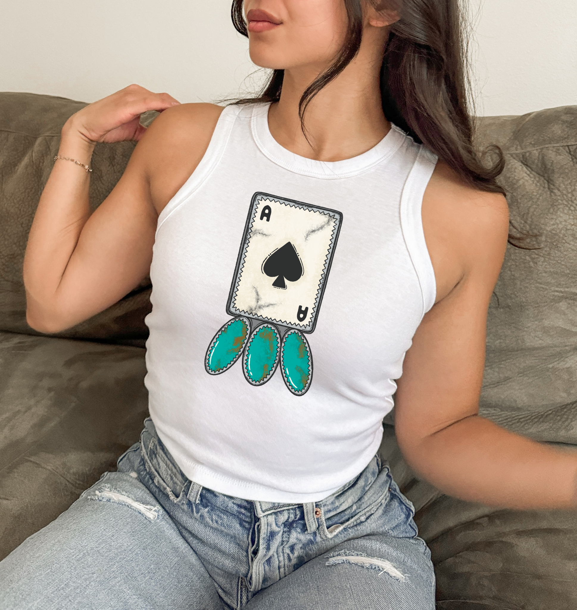 Ace of Spades Cropped Tank