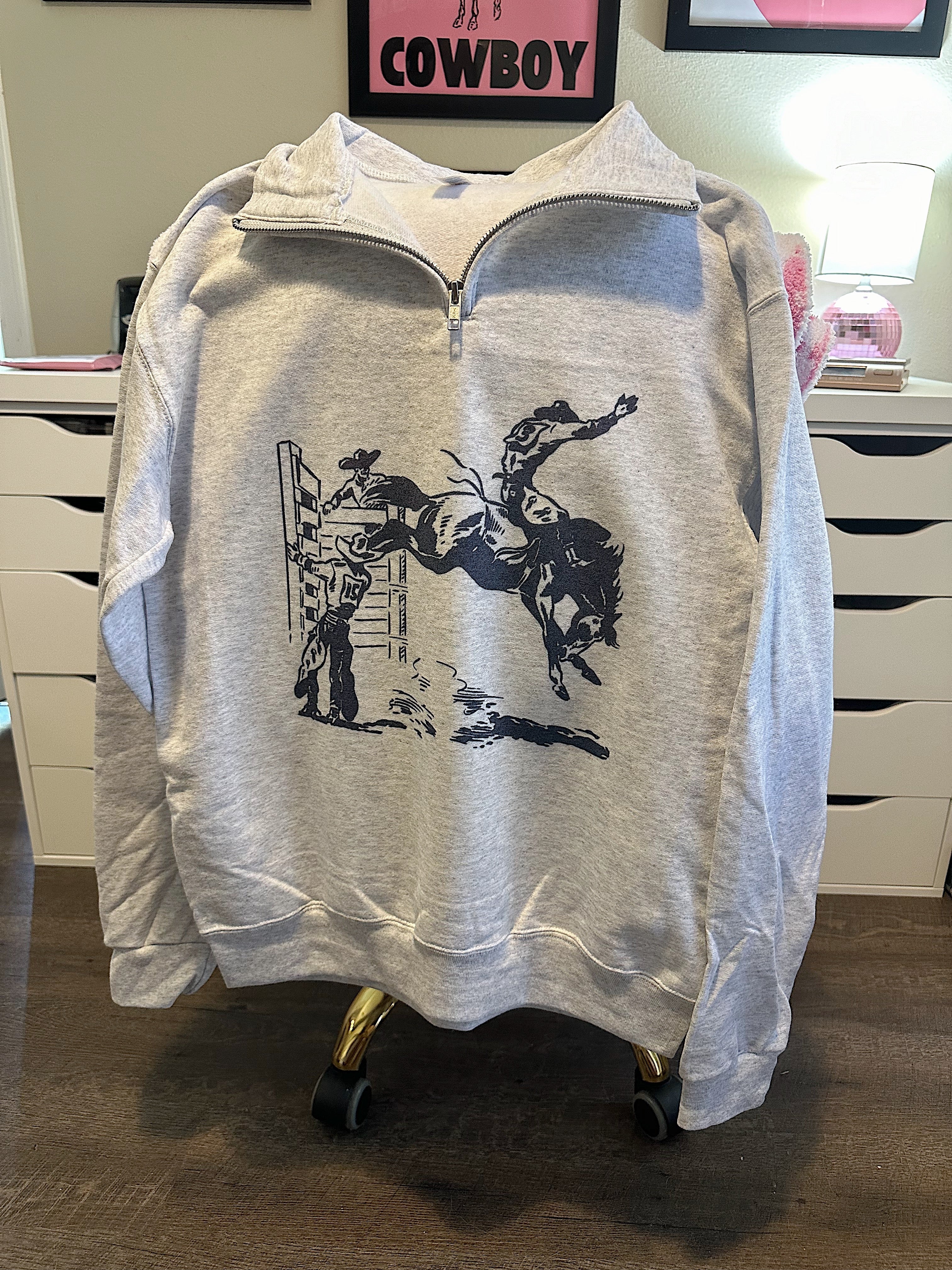 Bucking Horse Cowboys Quarter Zip