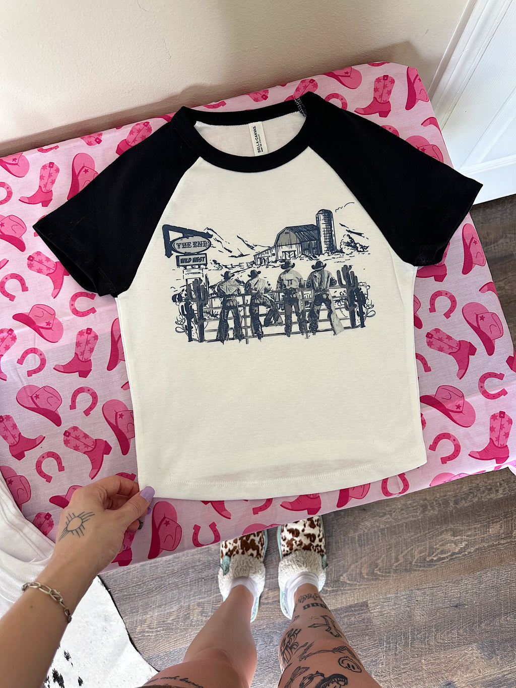 Cowboy Scene Baby Tee