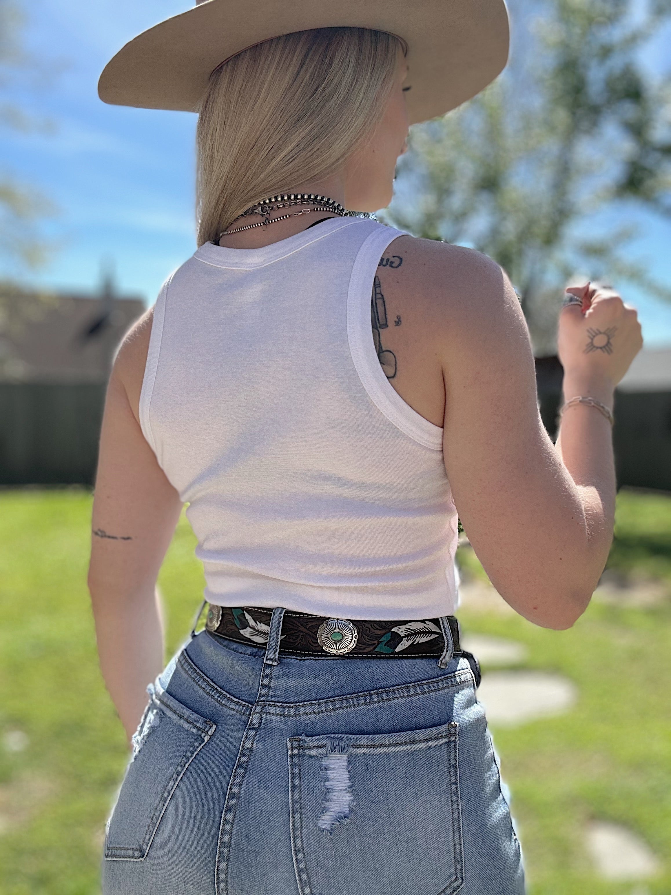 Deck of Cards Cropped Tank