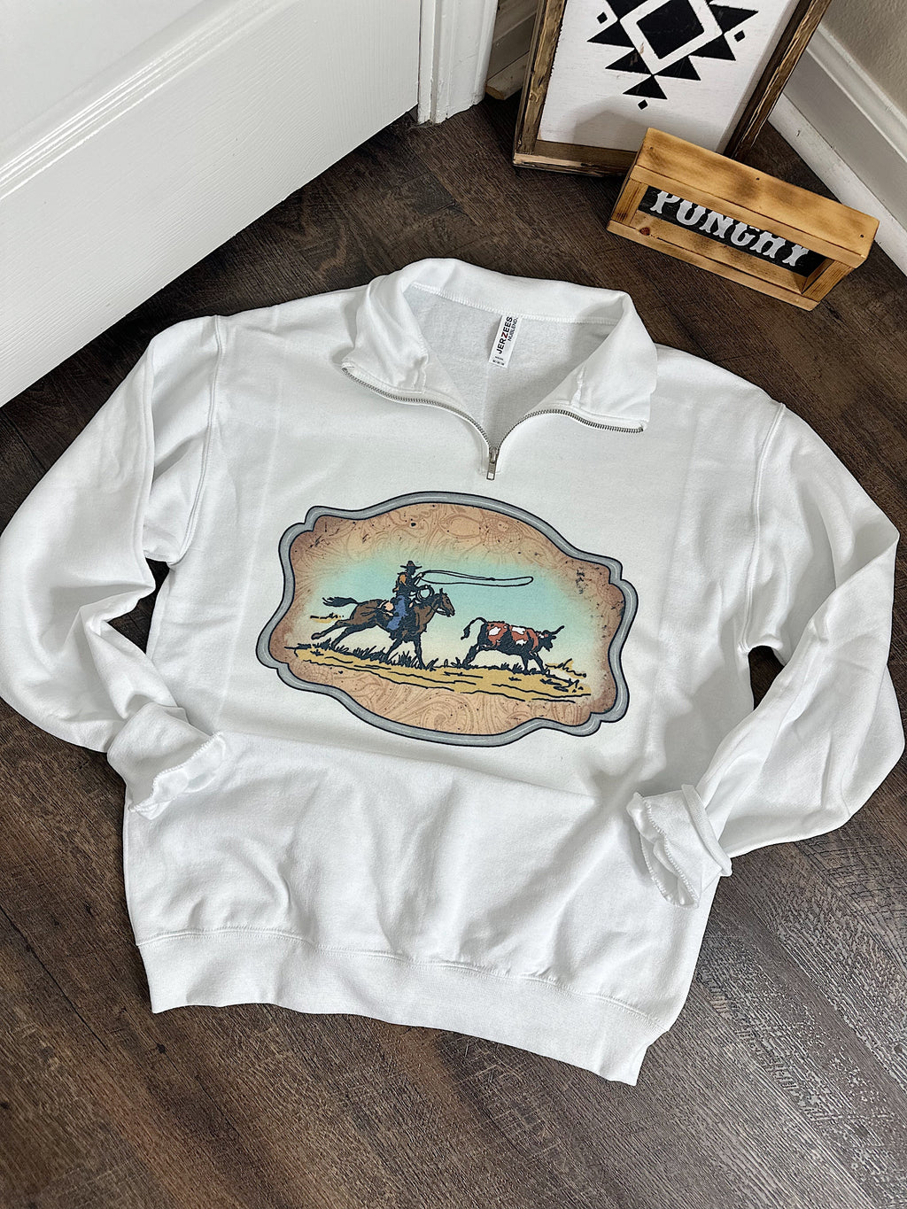 Western Buckle Quarter Zip