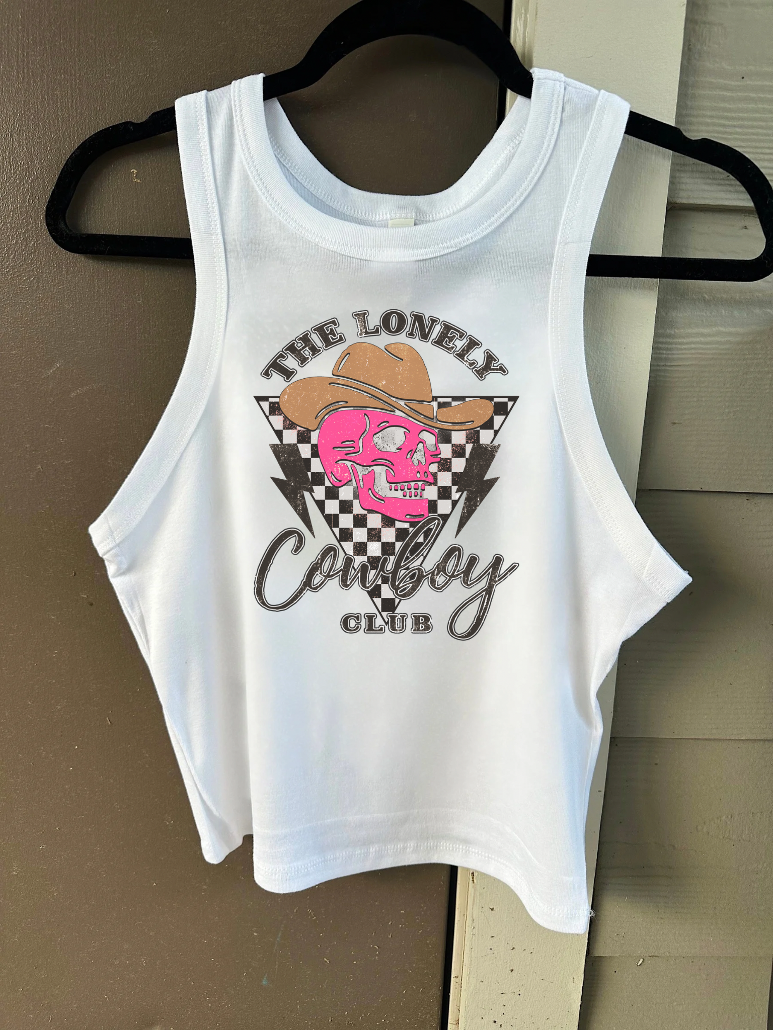 Lonely Cowboy Cropped Tank