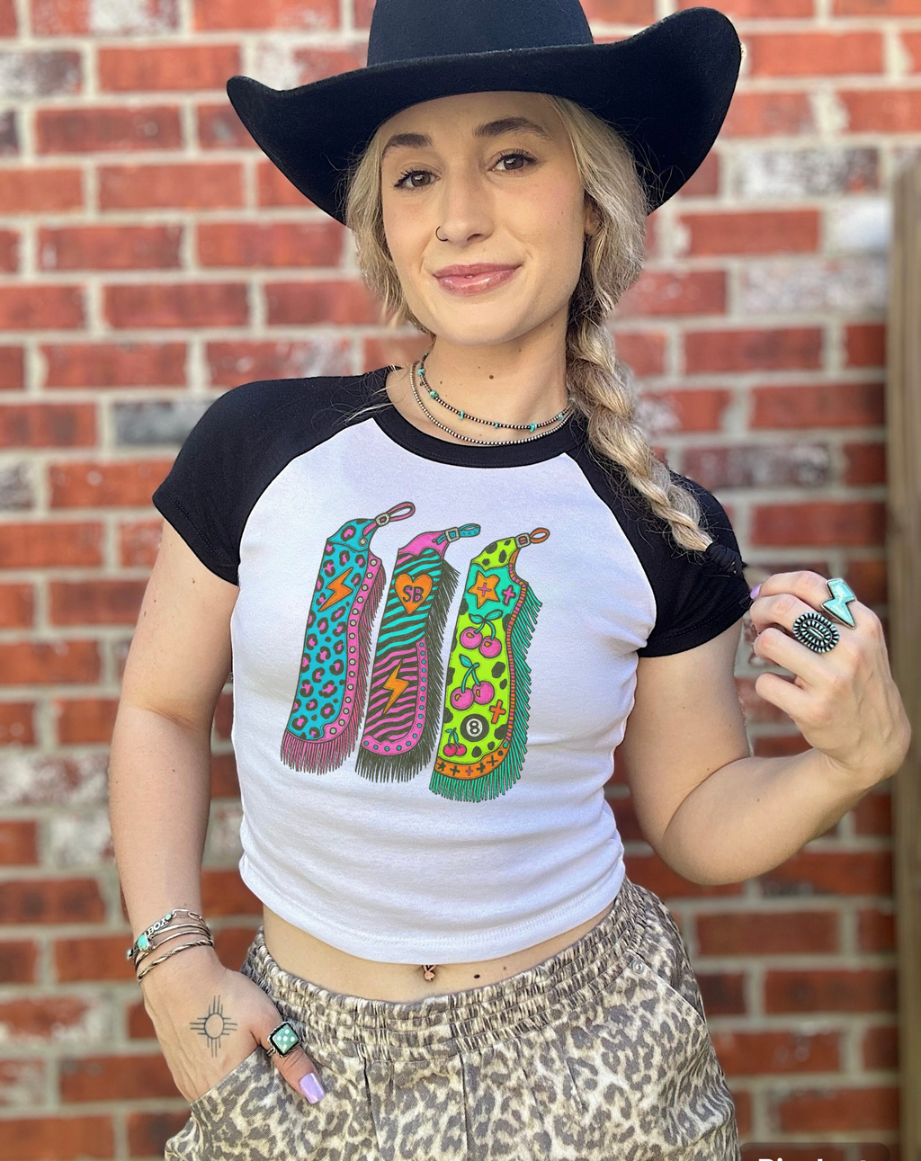 Cowgirl Chaps Baby Tee