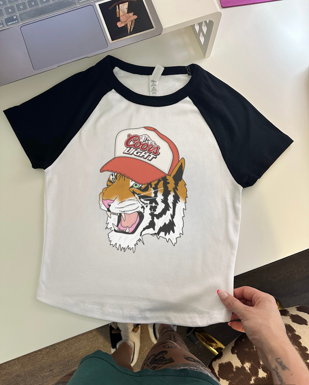 Punchy Tiger Baby Tee