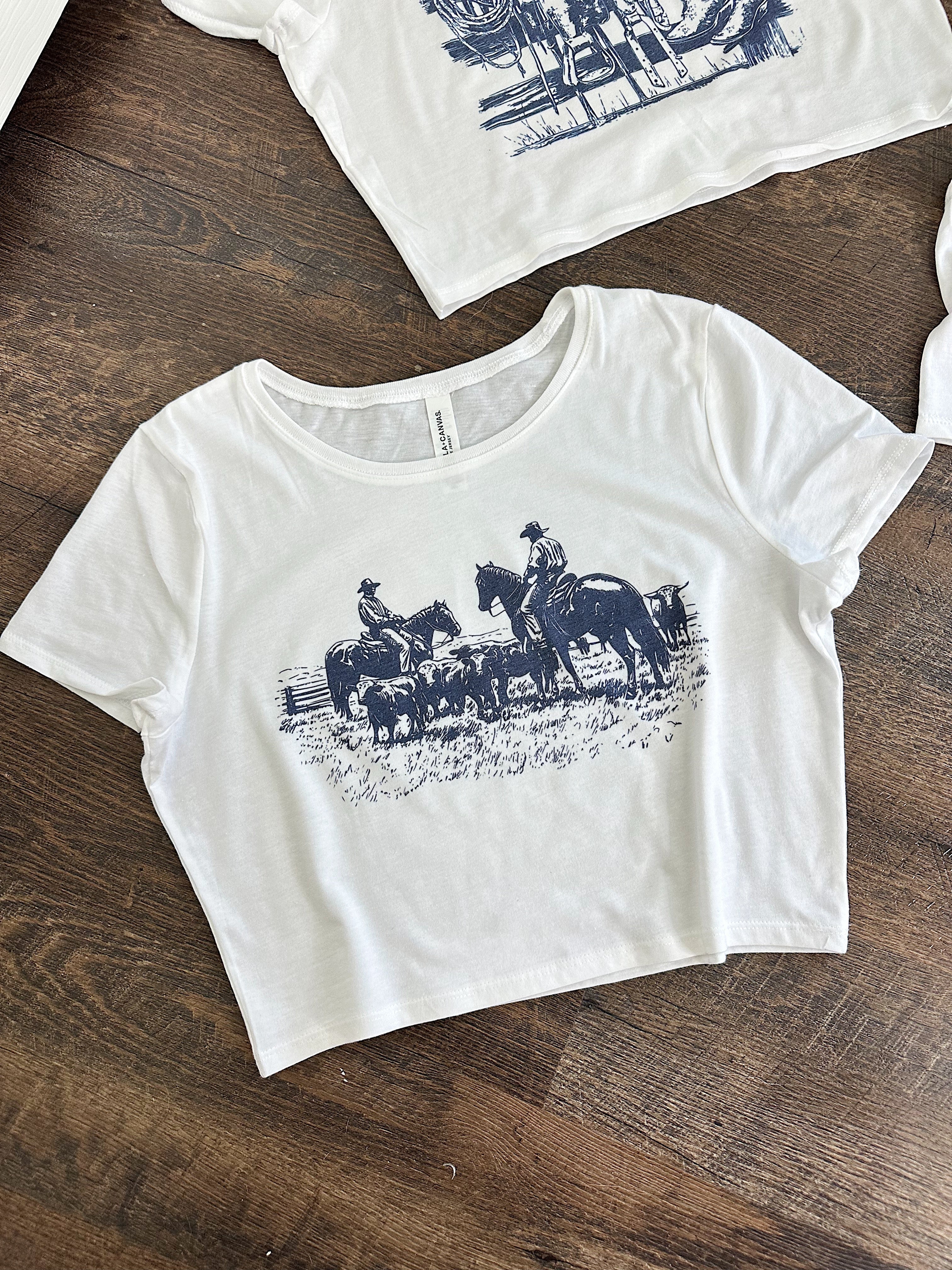 Herding Cattle Baby Tee