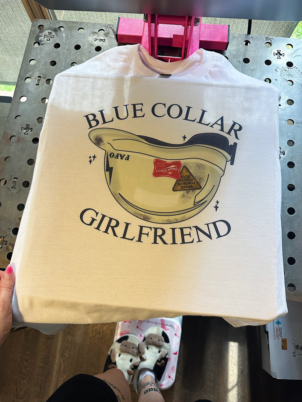 Blue Collar GF (2) TEE or CREWNECK
